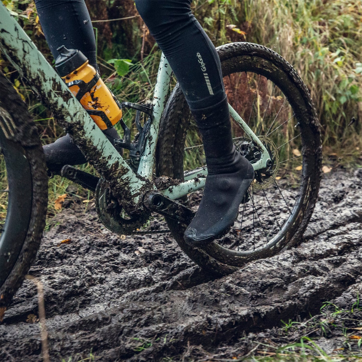 Boot Cover GRIPGRAB EXPLORER WATRPROOF GRAVEL Black