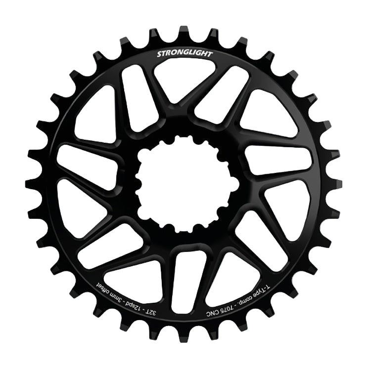 STRONGLIGHT SRAM SX/NX/GX/X01 BOOST 12V Direct Mount Offset 3mm Alu Mono řetězový kroužek