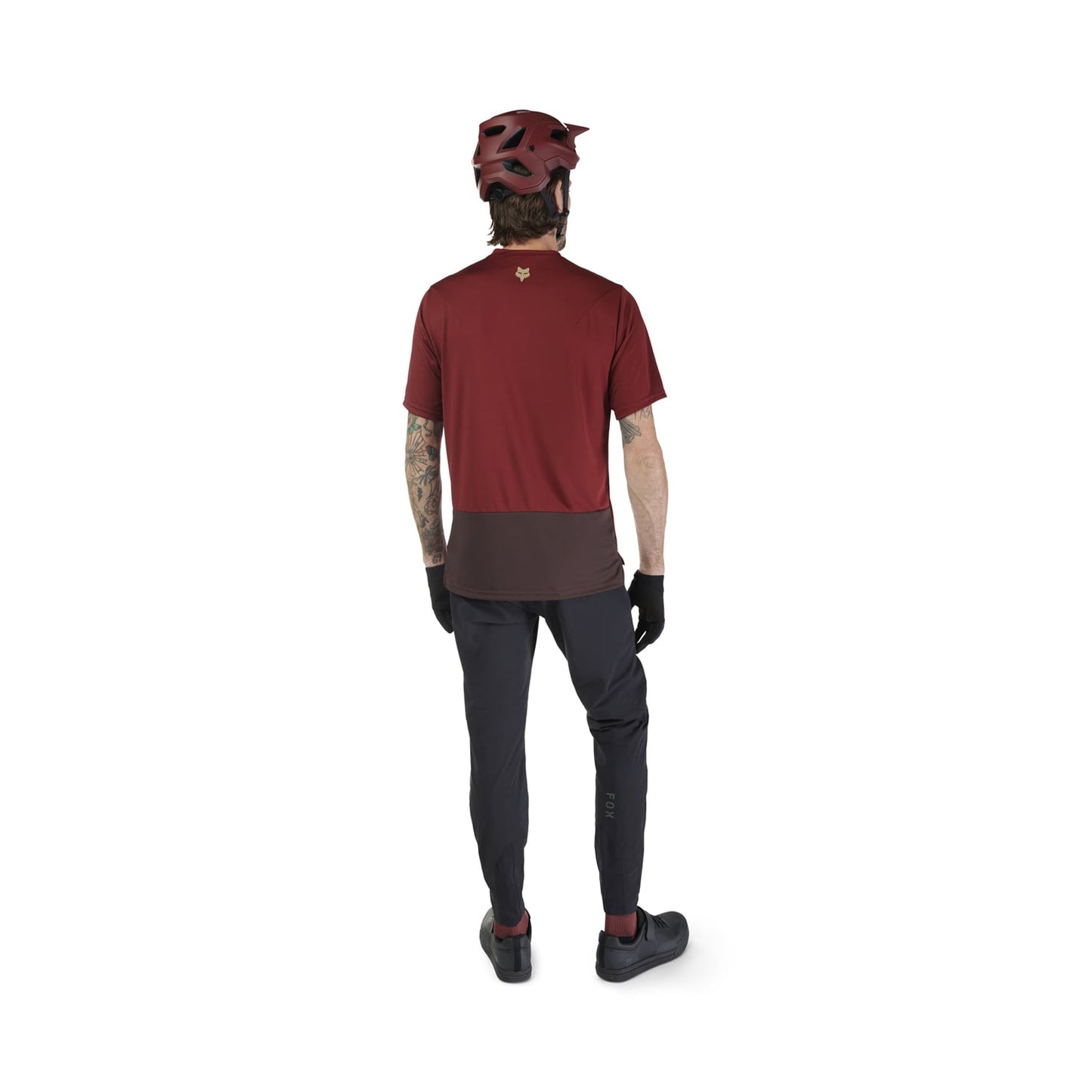 FOX RANGER WORDMARK Dres s krátkým rukávem Bordeaux 2025