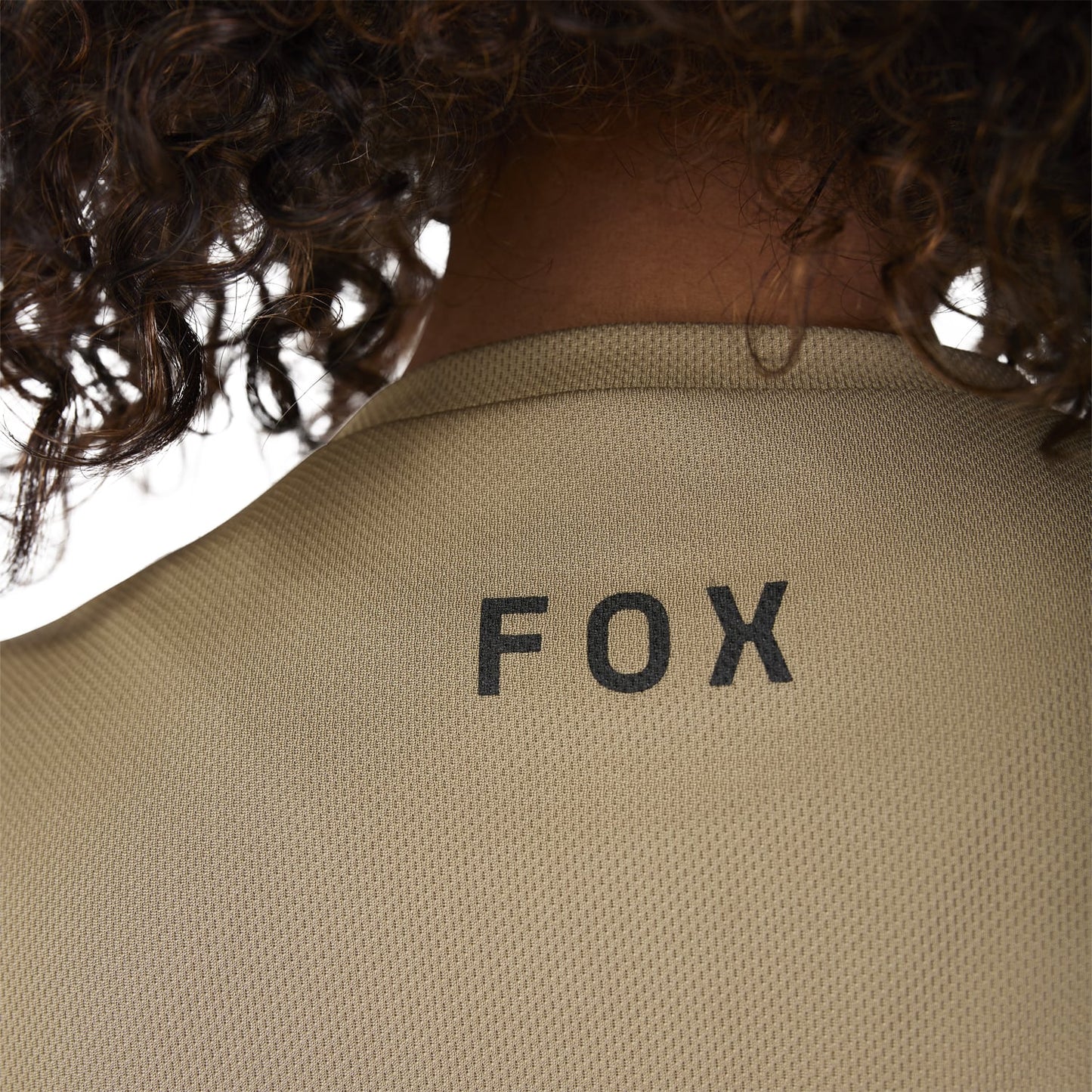 Dámský dres FOX RANGER HEAD s krátkým rukávem Beige 2025