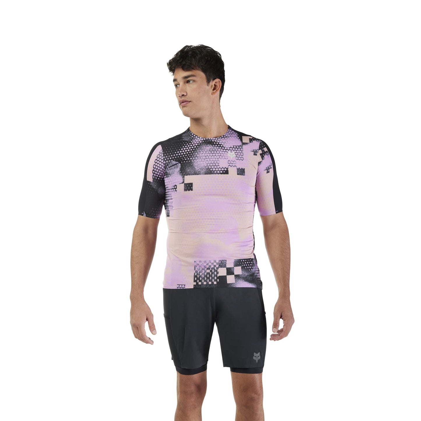 FOX FLEXAIR ASCENT PULSE Short Sleeve Jersey Black/Pink 2025