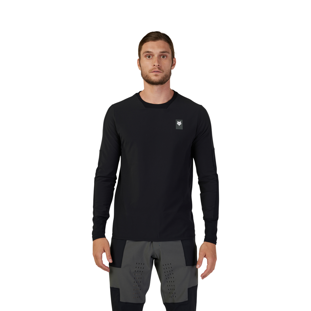FOX DEFEND THERMAL Dres s dlouhým rukávem Black