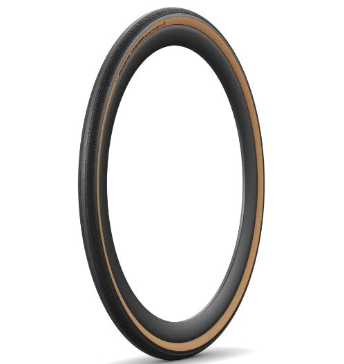 Pneumatika MICHELIN POWER ADVENTURE Competition Line 700x36c Tubeless Ready Brown