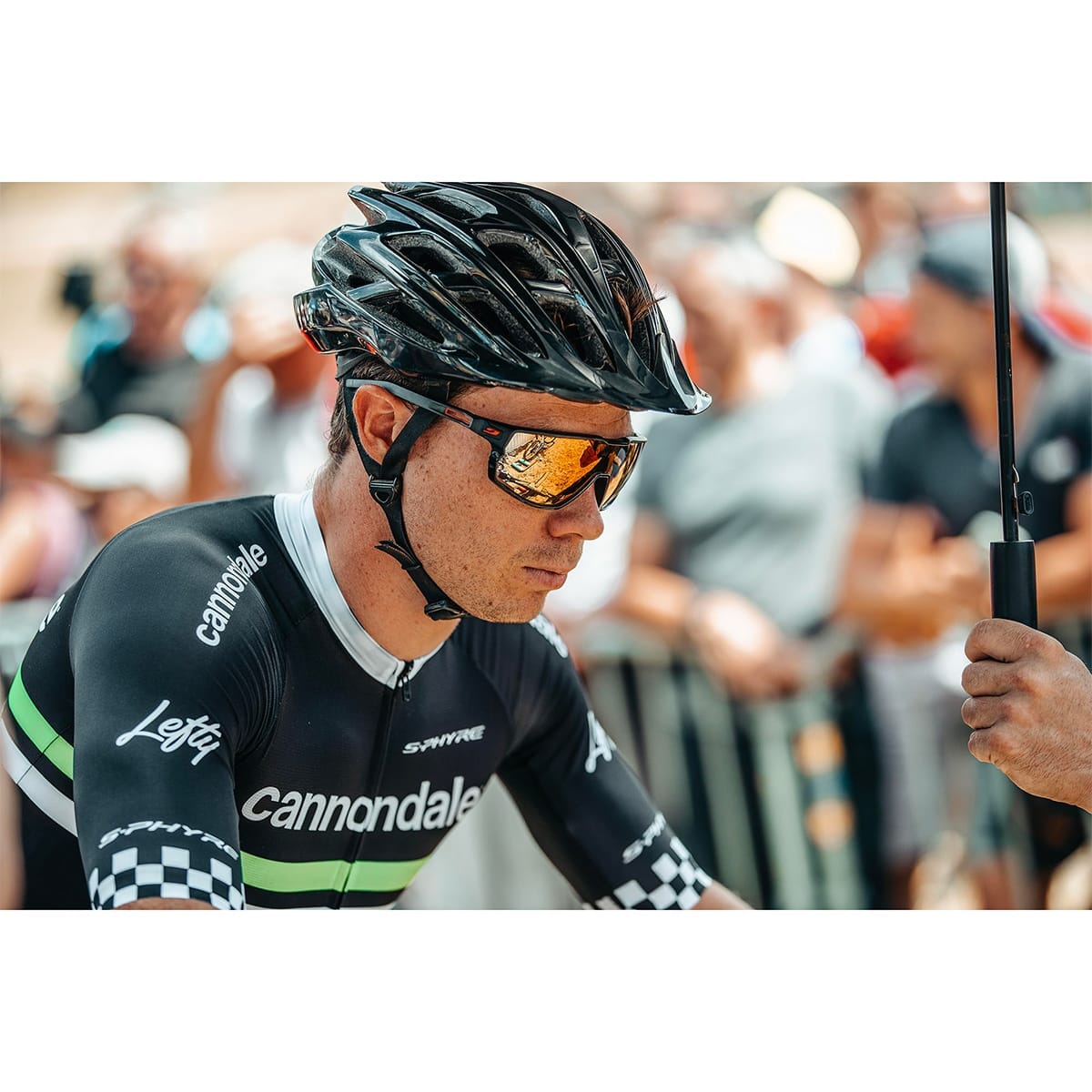 Lunettes JULBO RUSH Noir Mat/Noir Brillant Reactiv Jaune/Marron