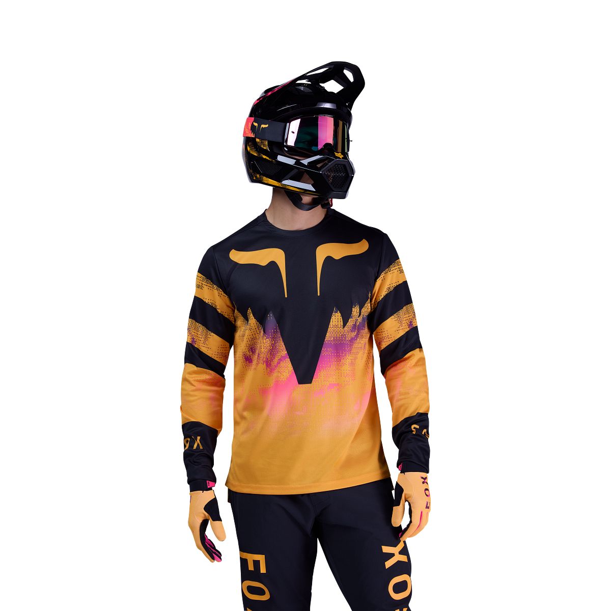 FOX RANGER KAIROS Dres s dlouhým rukávem Black/Orange