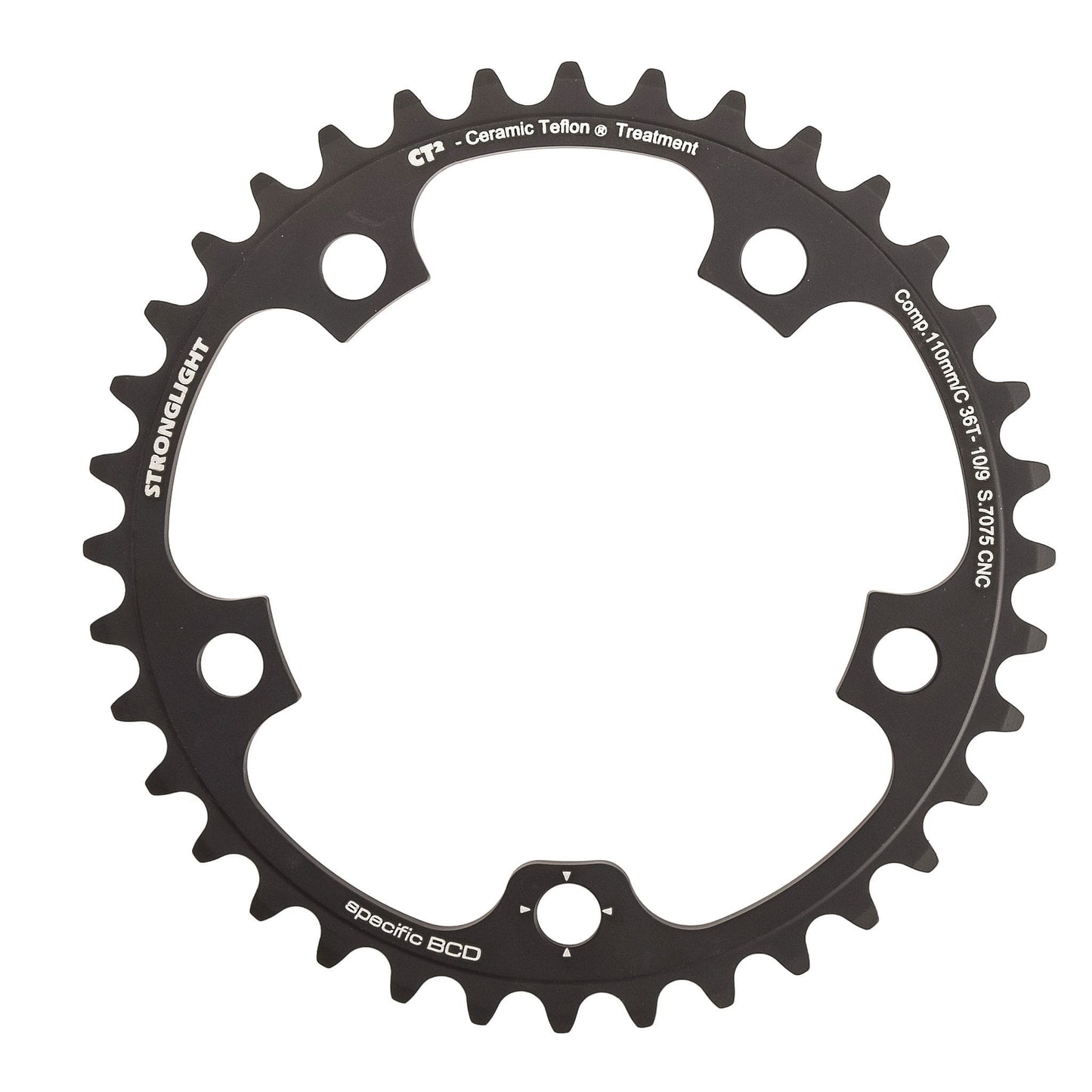 Vnitřní řetězový kroužek 9/10V STRONGLIGHT CT² Campagnolo typ C 110mm