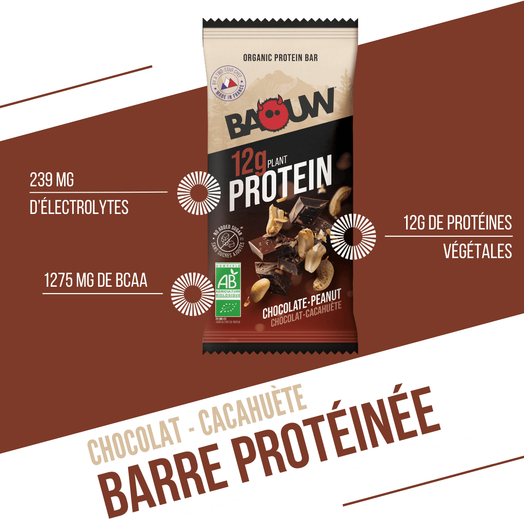 Proteinová tyčinka BAOUW ORGANIC EXTRA Chocolate/Marshmallow (50g)
