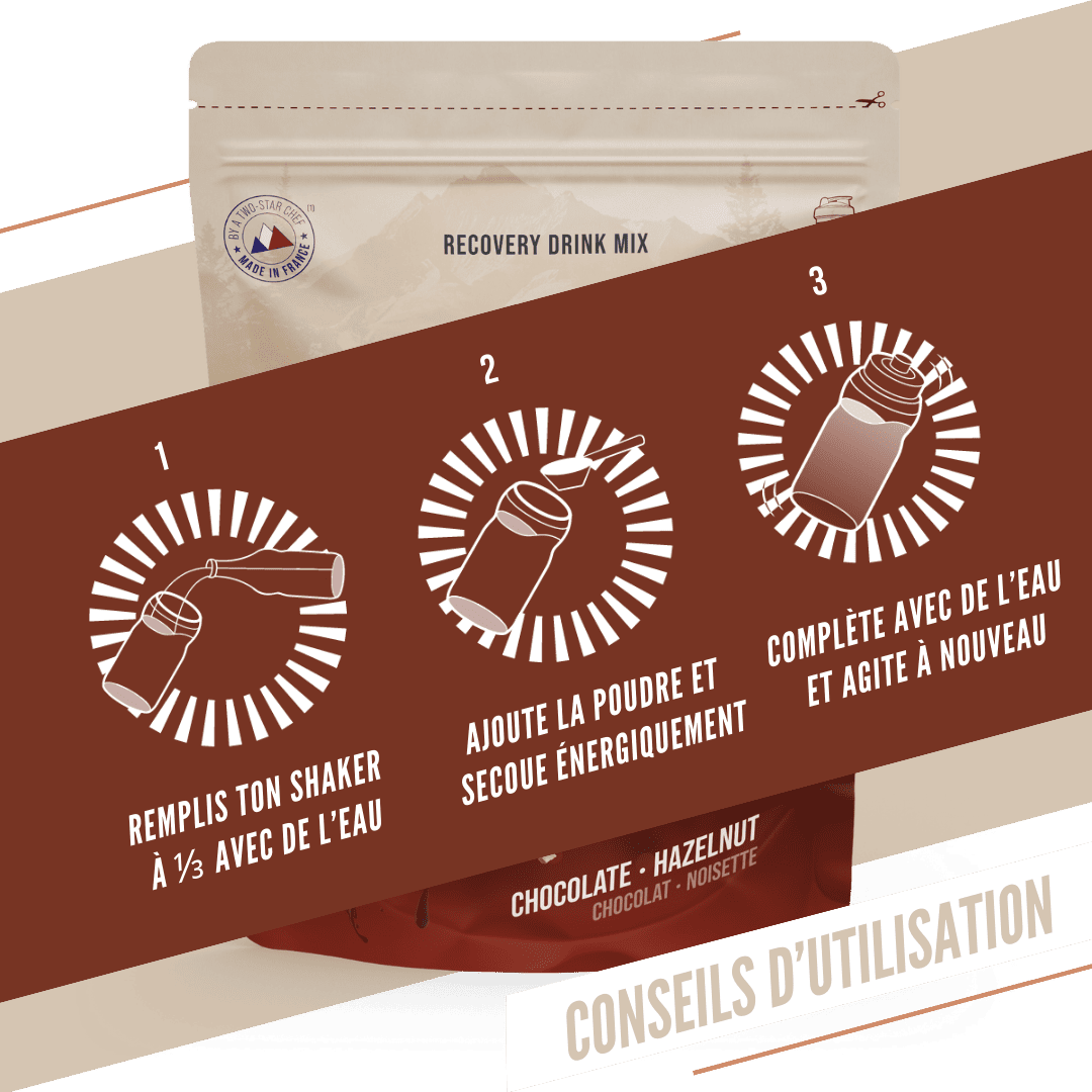 BAOUW RECOVERY Drink (500g) Čokoláda s lískovými oříšky