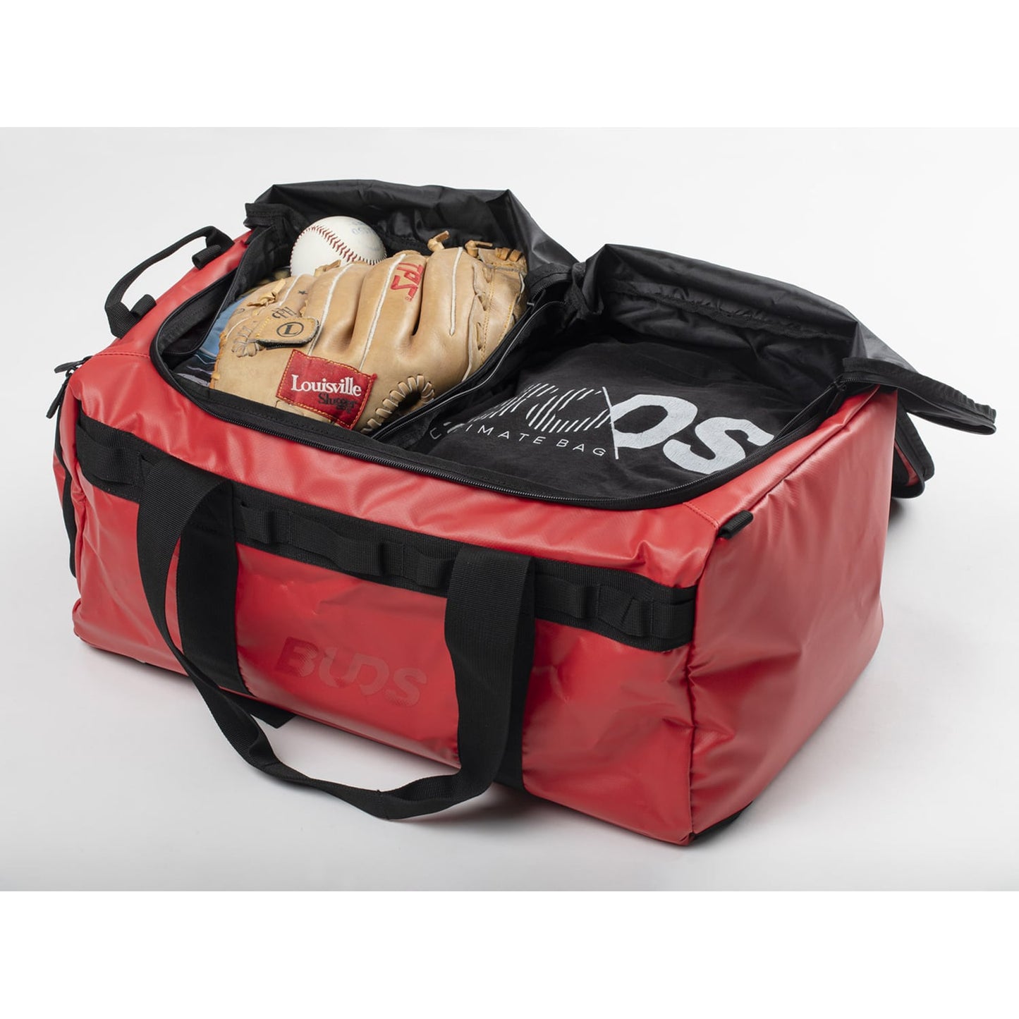 Cestovní taška BUDS DUFFEL BAG MEDIUM 42 L Red
