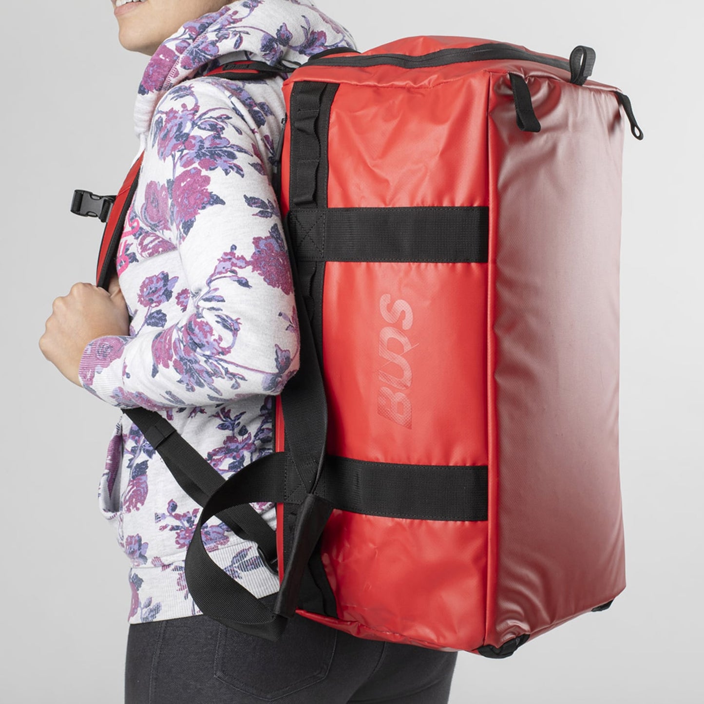 Cestovní taška BUDS DUFFEL BAG MEDIUM 42 L Red