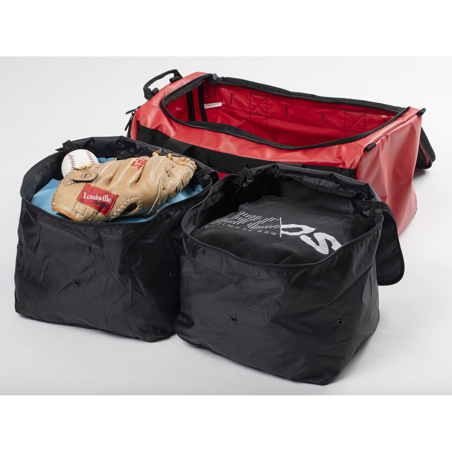 Cestovní taška BUDS DUFFEL BAG MEDIUM 42 L Red