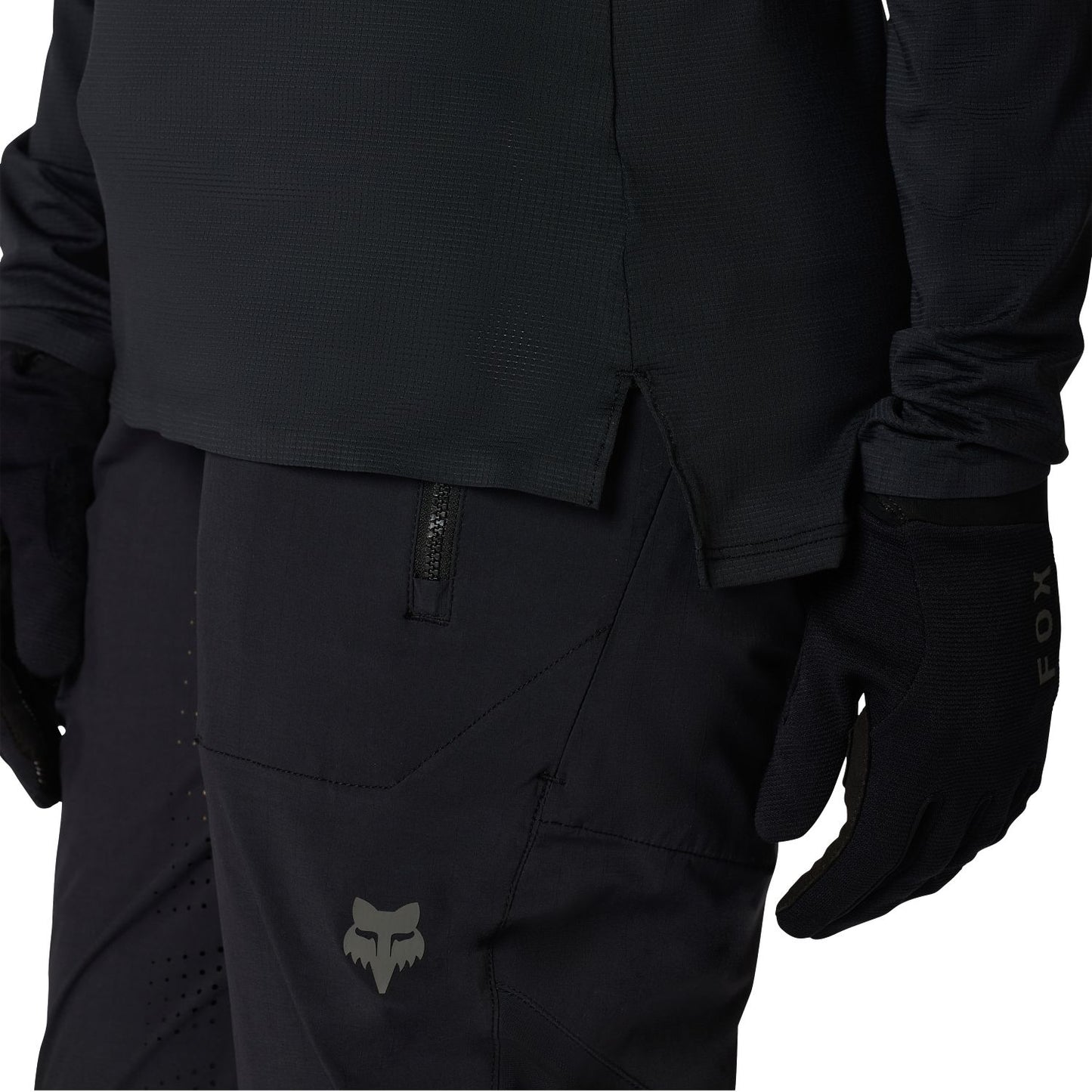 FOX FLEXAIR Ladies Long Sleeve Jersey Black