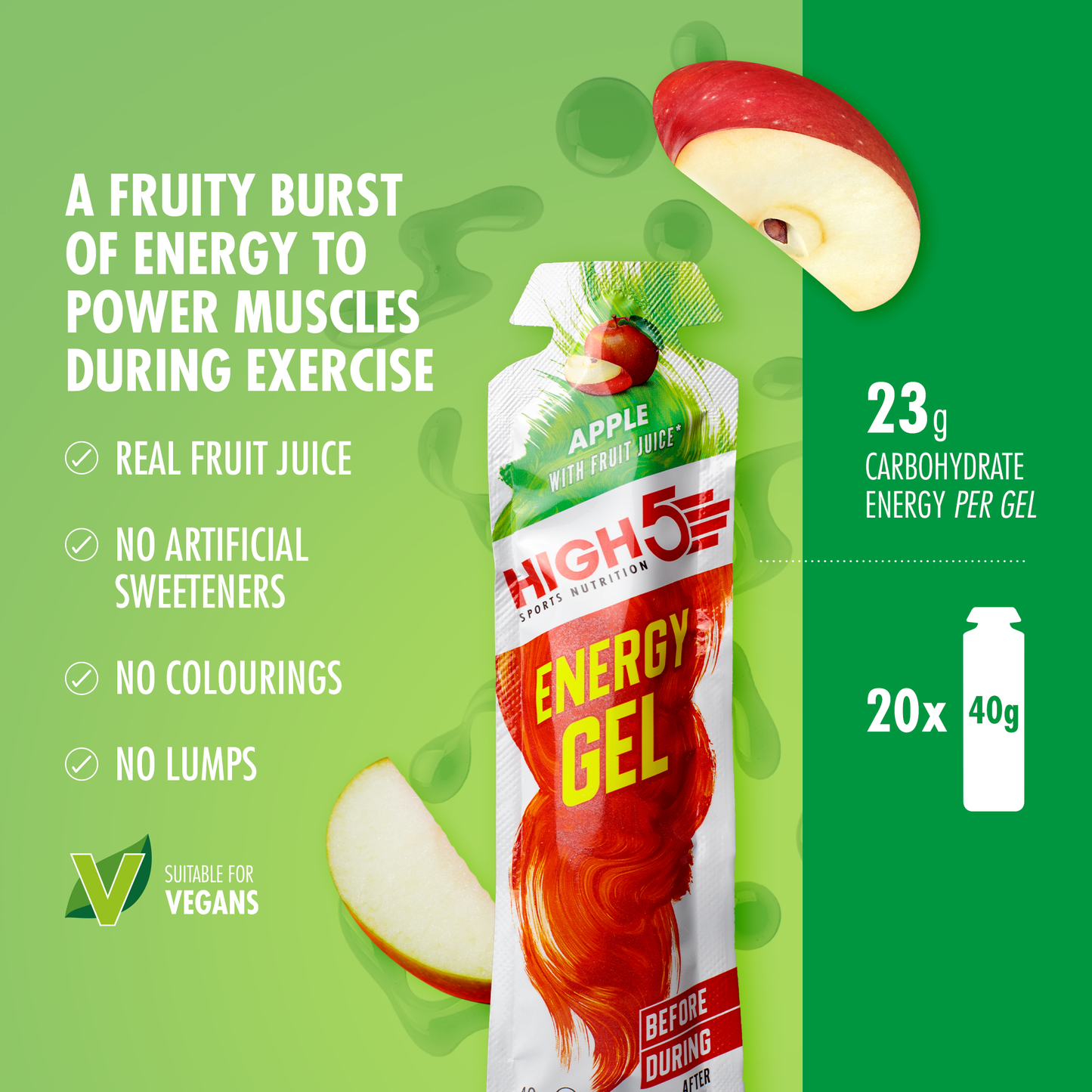 High5 ENERGY GEL (40g) Jablko