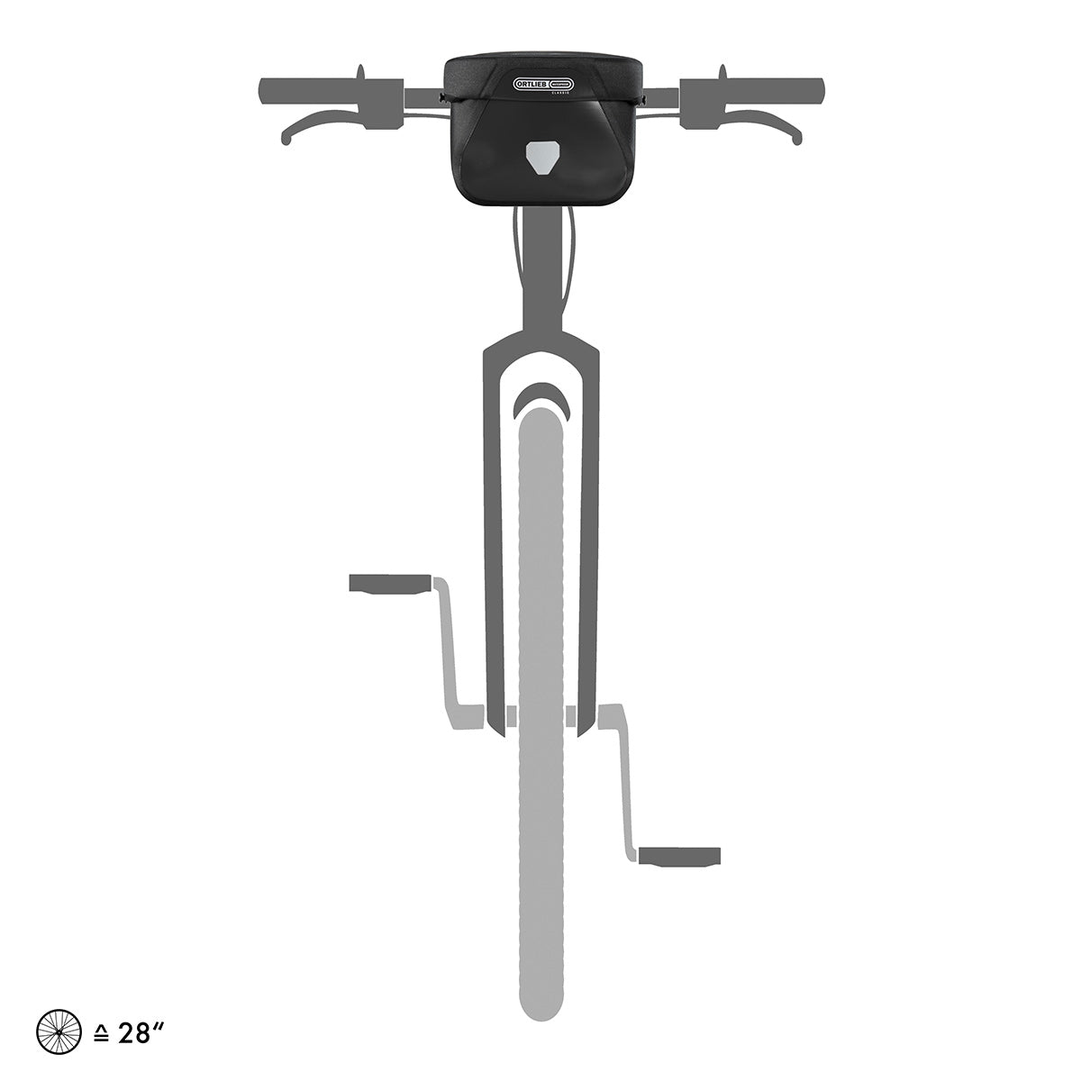 Brašna na řídítka ORTLIEB ULTIMATE 6,5 l černá