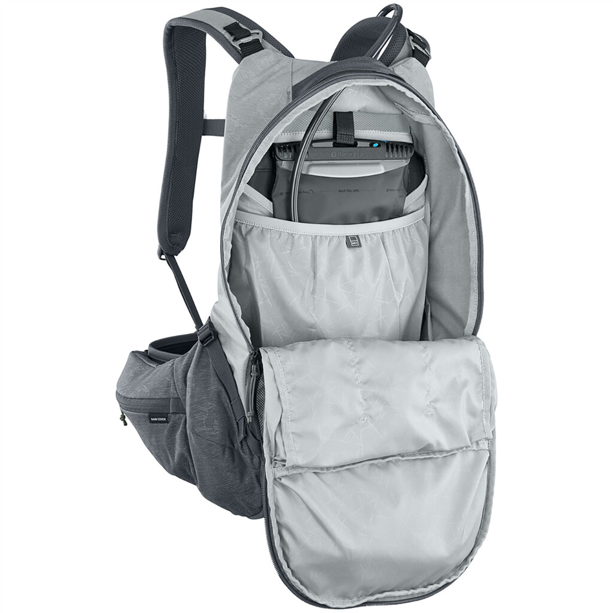 Batoh s hřbetní částí EVOC TRAIL PRO 16L Grey