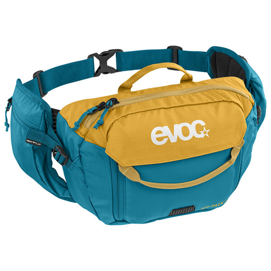 EVOC HIP PACK 3L Banánová taška modrá/žlutá