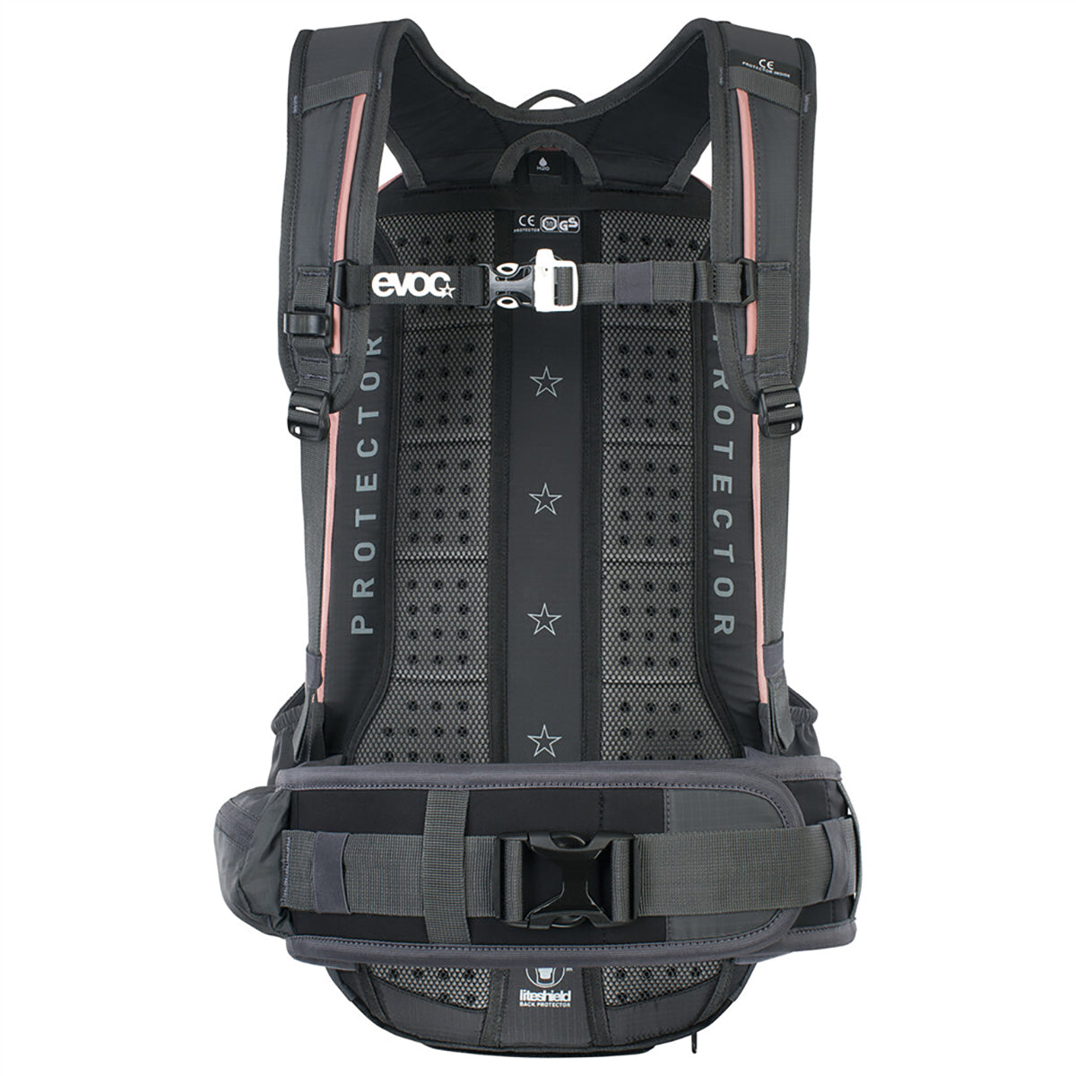 EVOC PROTECTOR FR ENDURO Batoh s ochranou hřbetu 16 l růžový