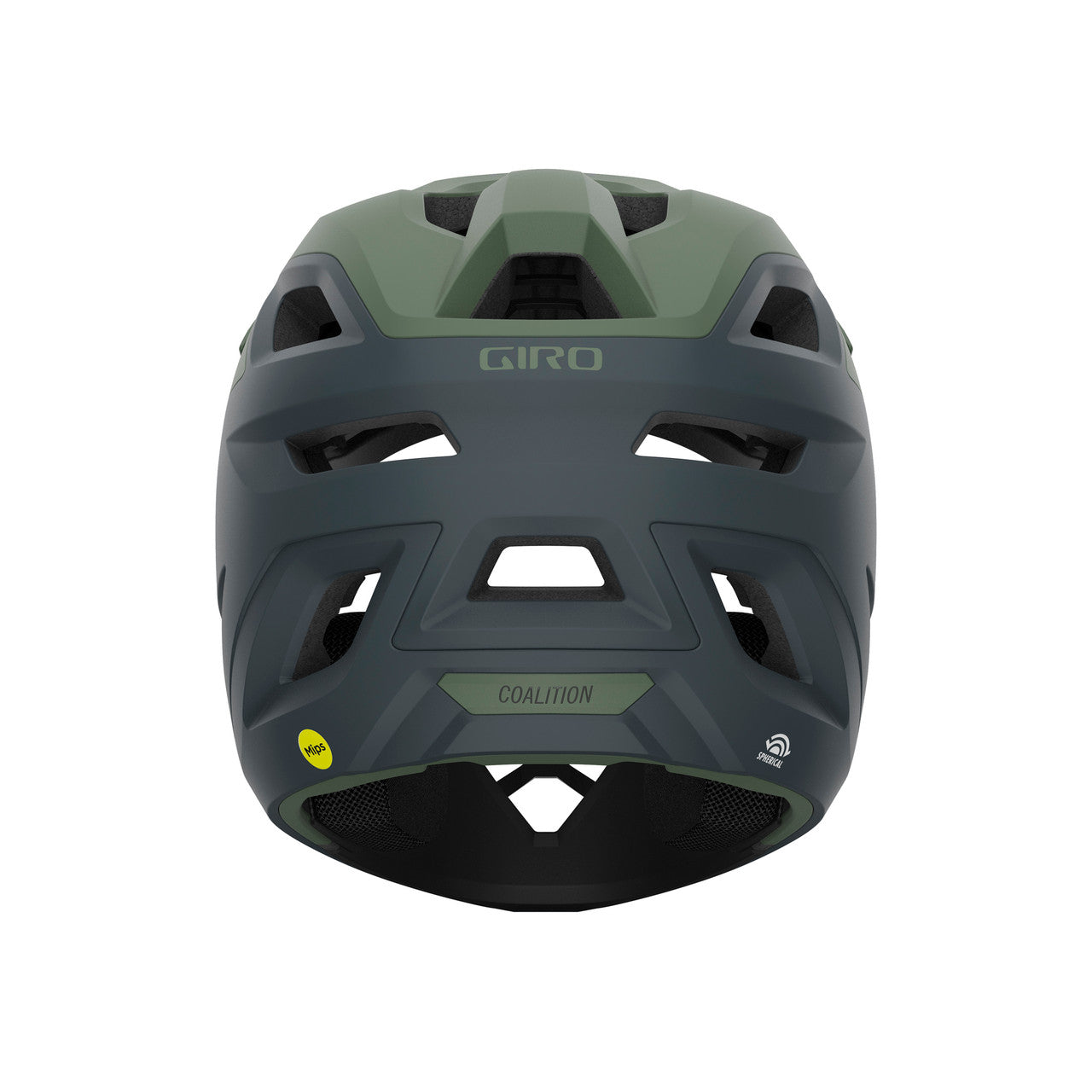 GIRO COALITION SPHERICAL MTB přilba černá/matně zelená