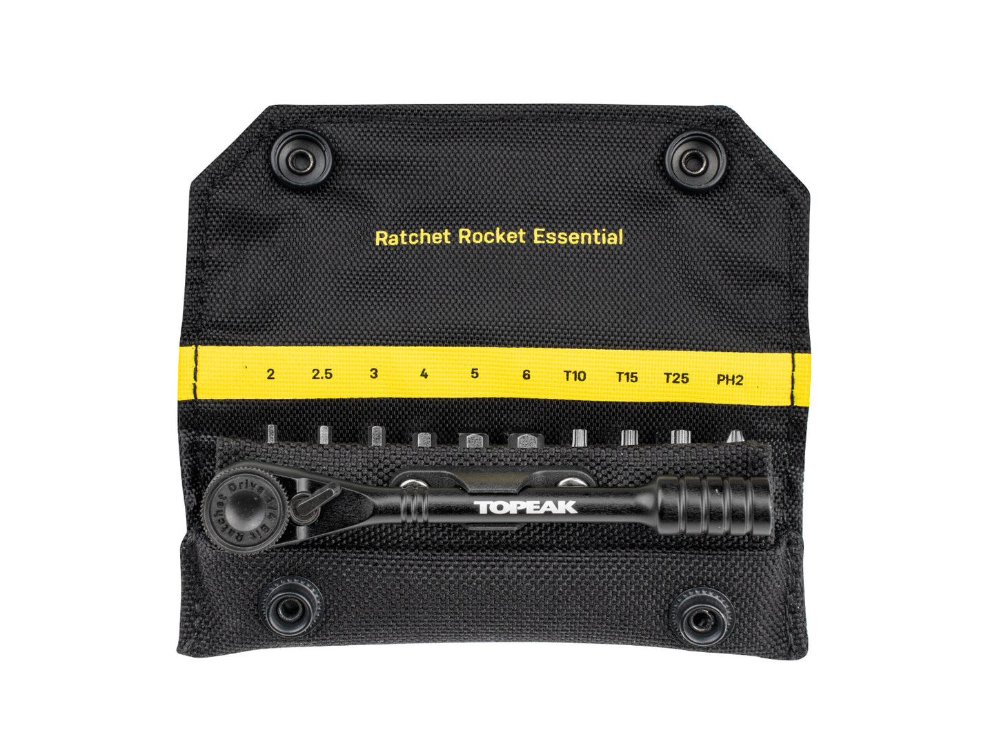 Kompaktní ráčnový klíč TOPEAK RATCHET ROCKET ESSENTIAL černý