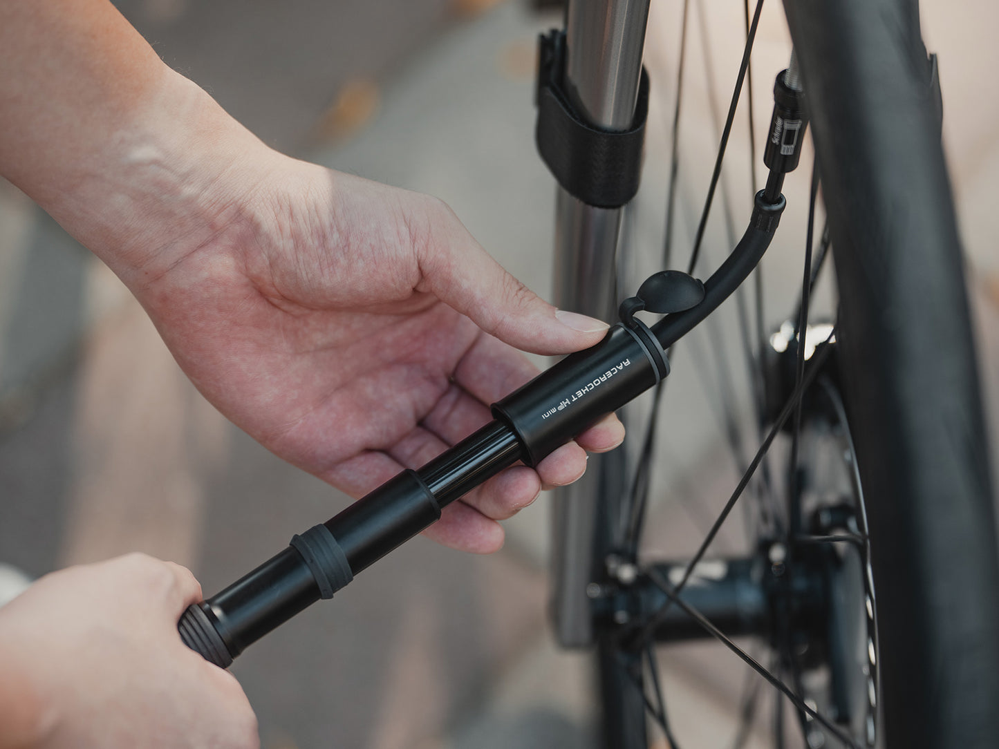TOPEAK RACEROCKET HP Mini Gold Hand Pump