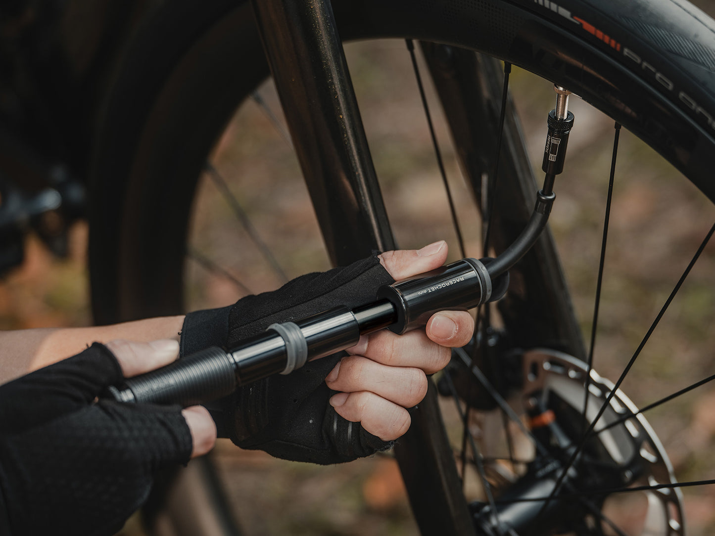 Ruční pumpa TOPEAK RACEROCKET Mini Gold