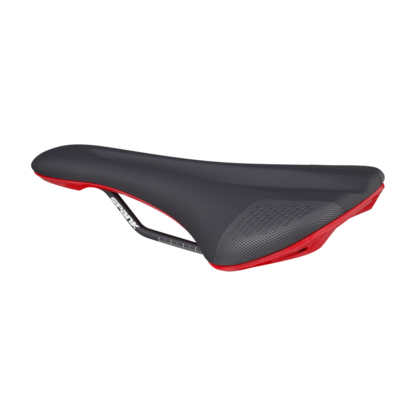 SPANK OOZY 280 144mm sedlo CrMo kolejnice Červená