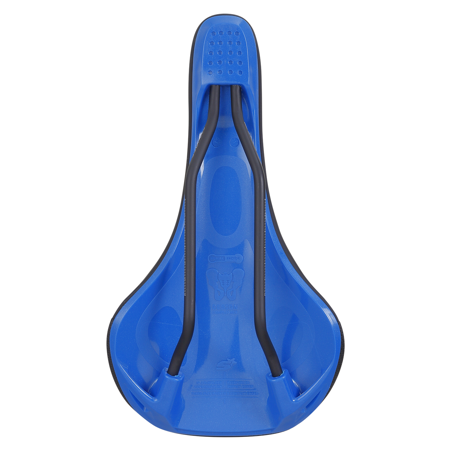 Saddle SPANK OOZY 280 144mm CrMo Rails Blue