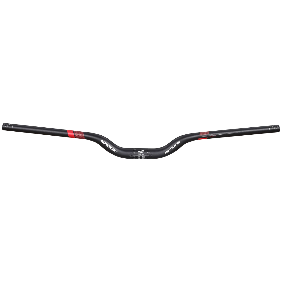 SPANK SPIKE 800 VIBROCORE Rise 50 mm 31,8/800 mm Černá / červená řídítka