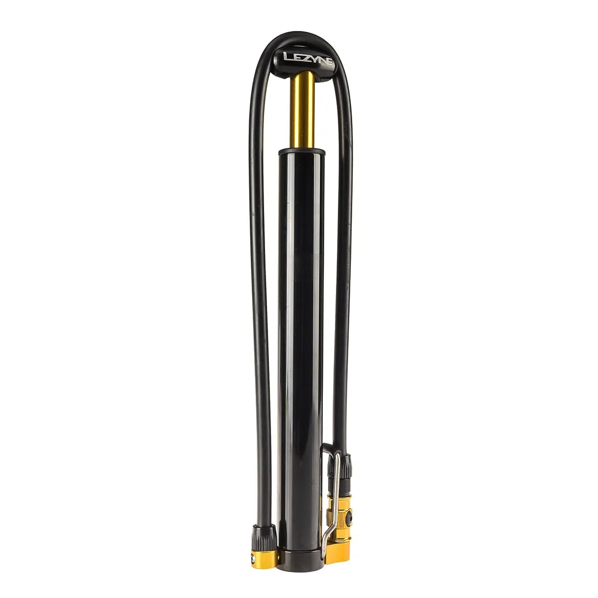 LEZYNE MICRO FLOOR DRIVE HP Kompaktní nožní čerpadlo černé barvy