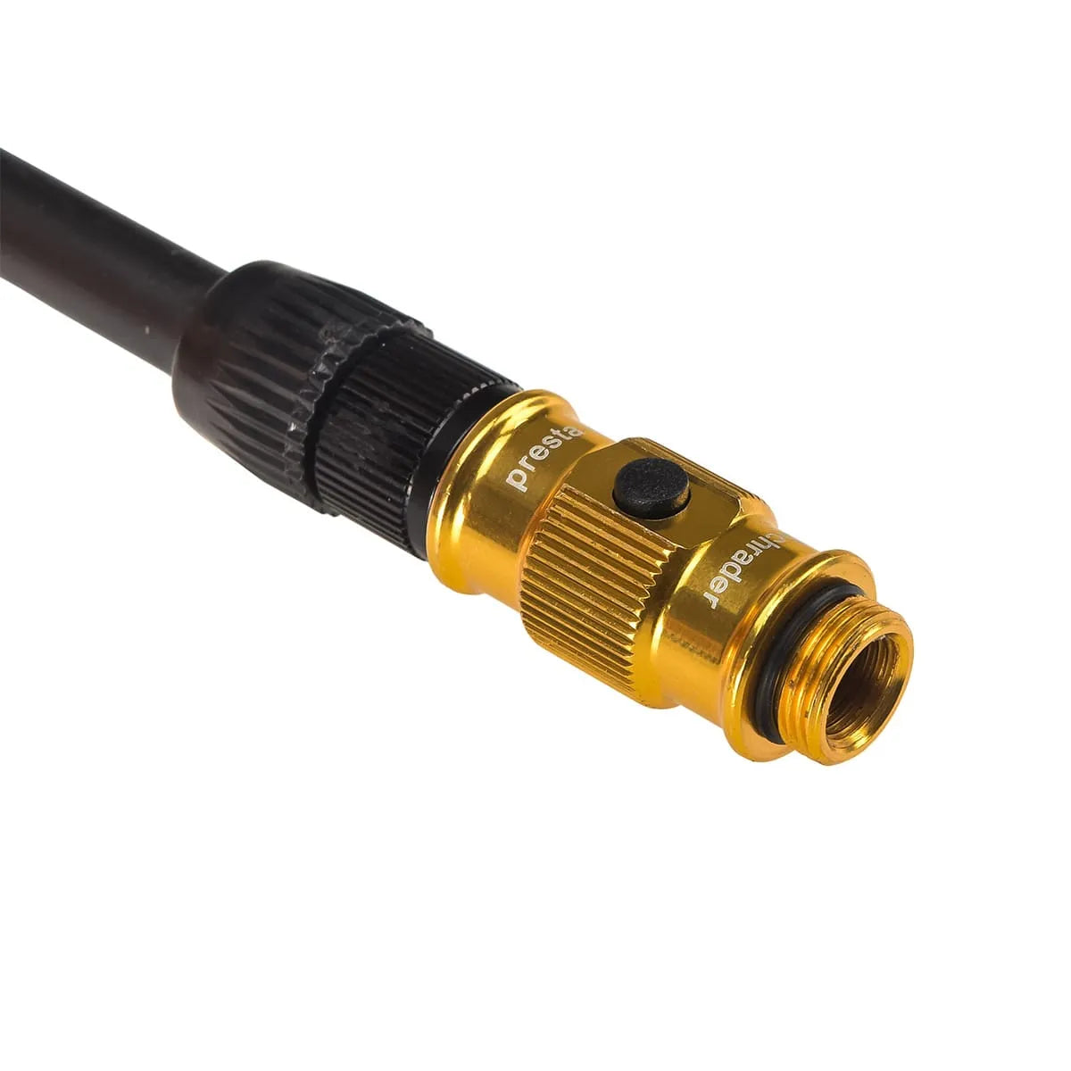 LEZYNE MICRO FLOOR DRIVE HP Kompaktní nožní čerpadlo černé barvy