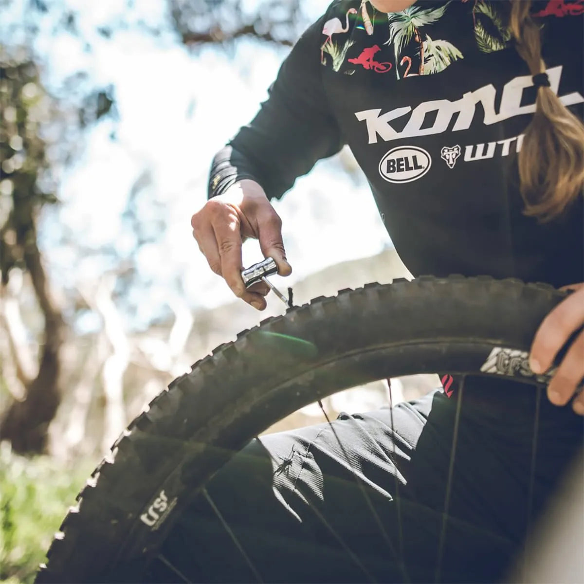 Sada na opravu bezdušových trubek LEZYNE CLASSIC + 5 knotů