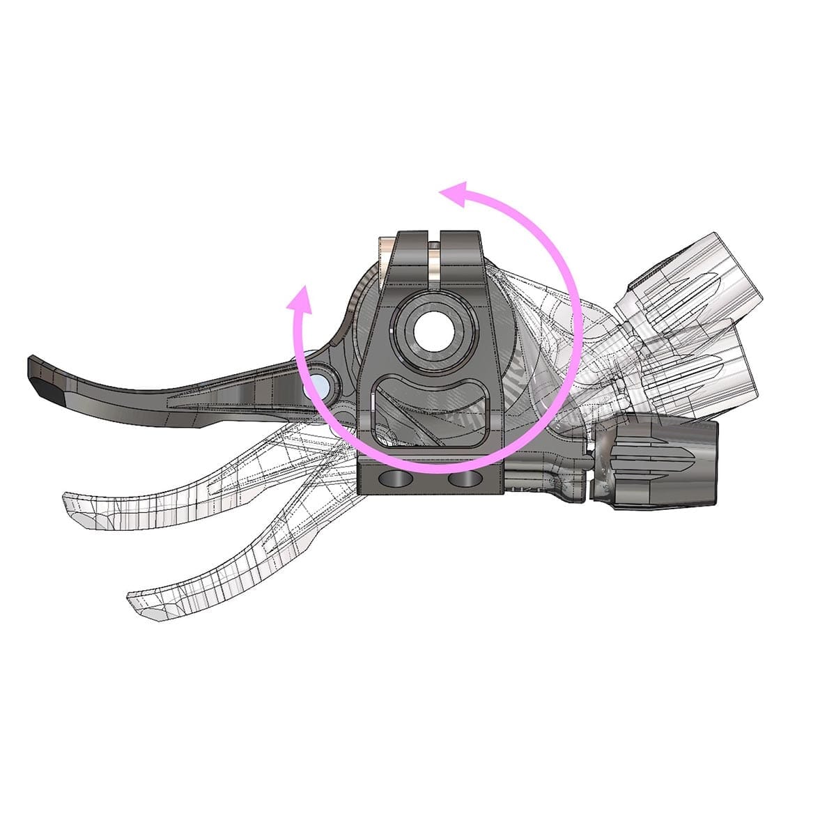 BIKEYOKE TRIGGY ALPHA Krátká sedlovka bez límce #BY-TRGAS
