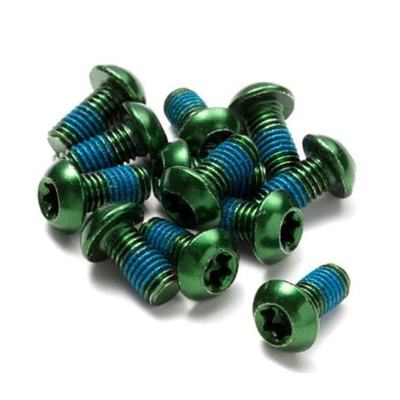Kit of 12 REVERSE Anodised Disc Bolts