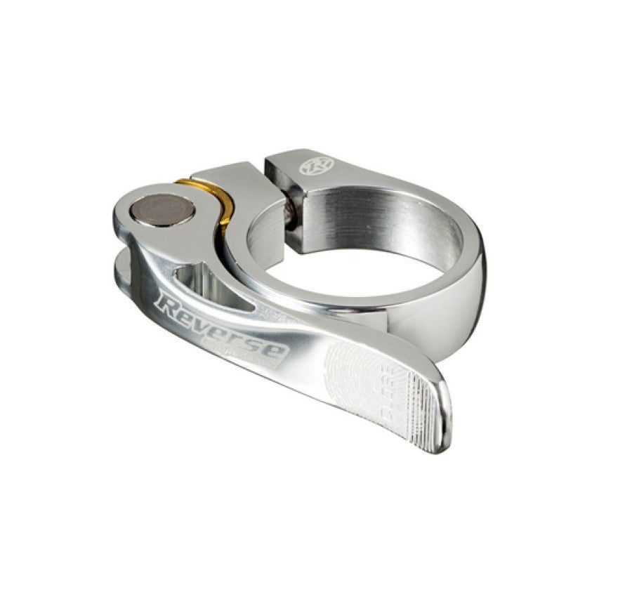 REVERSE COMPONENTS LONG LIFE Rychloupínák sedla matně stříbrný