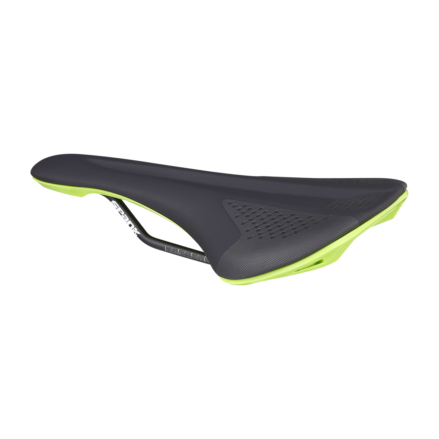 Kožené sedlo SPANK SPIKE 160 CrMo Rails Green