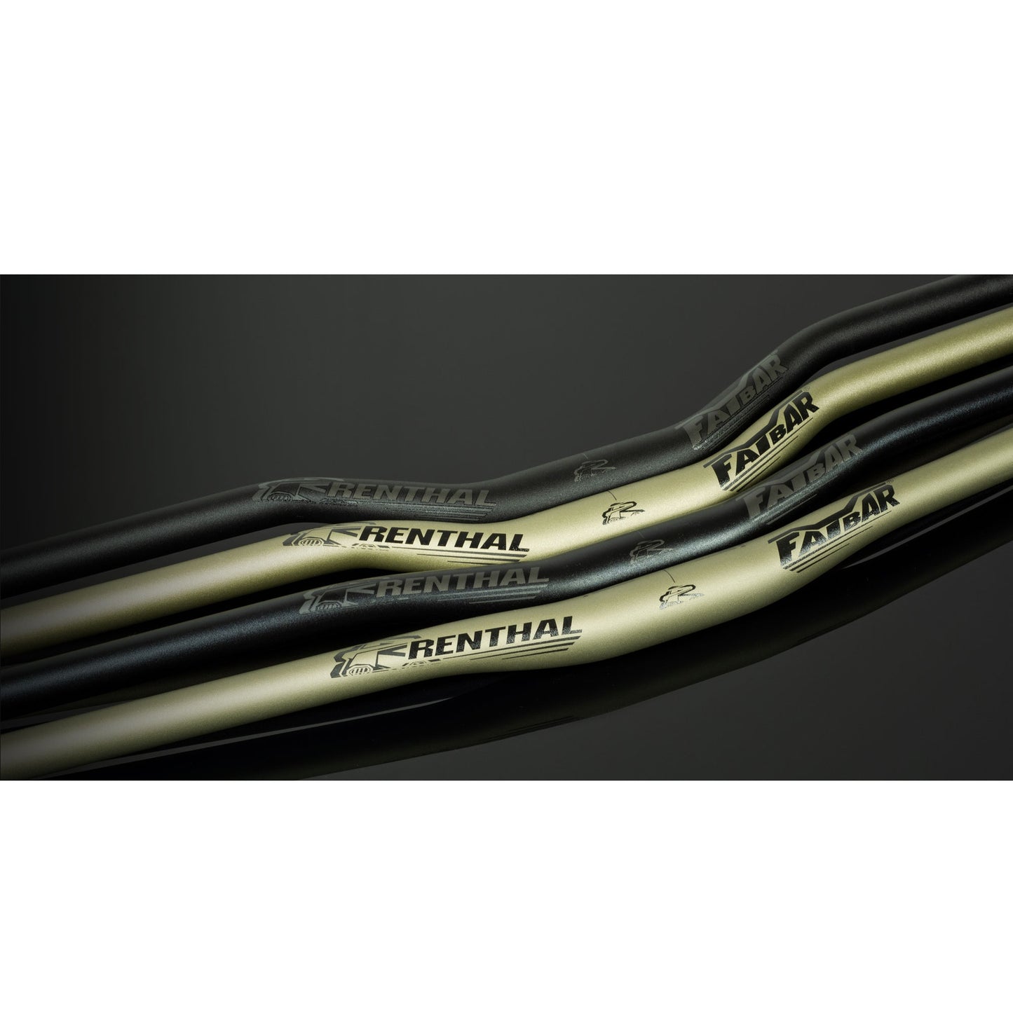 RENTHAL V3 FATBAR Rise 10mm 800mm Black Hanger