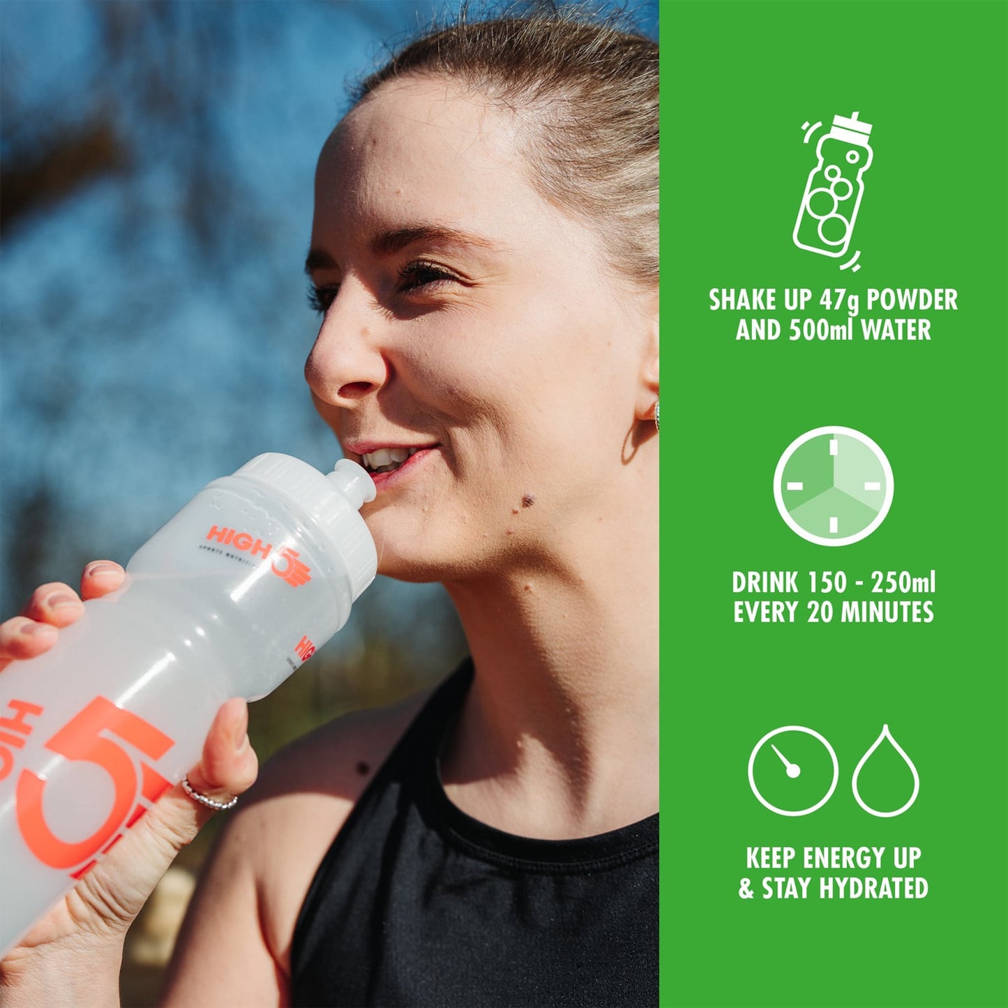 HIGH5 ENERGY DRINK (1kg) Citron