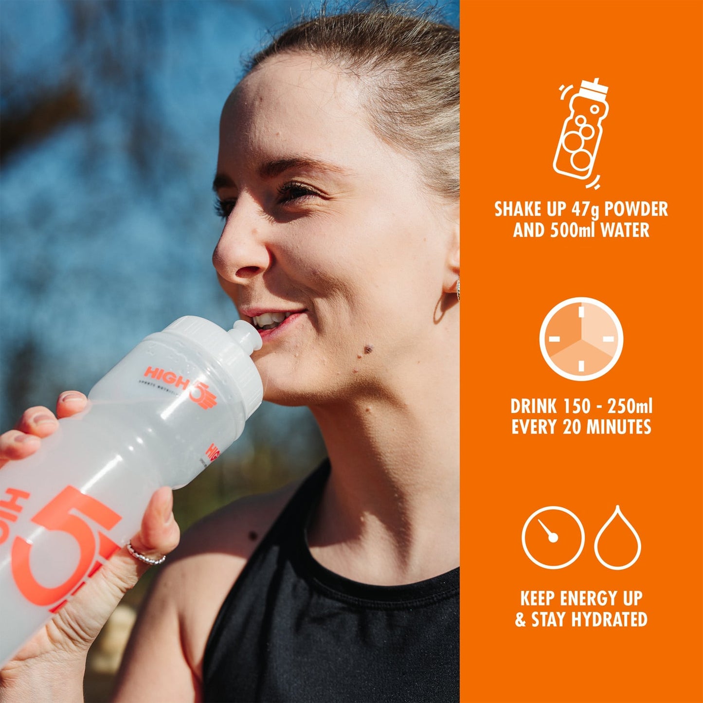 HIGH5 ENERGY DRINK (2,2 kg) Orange