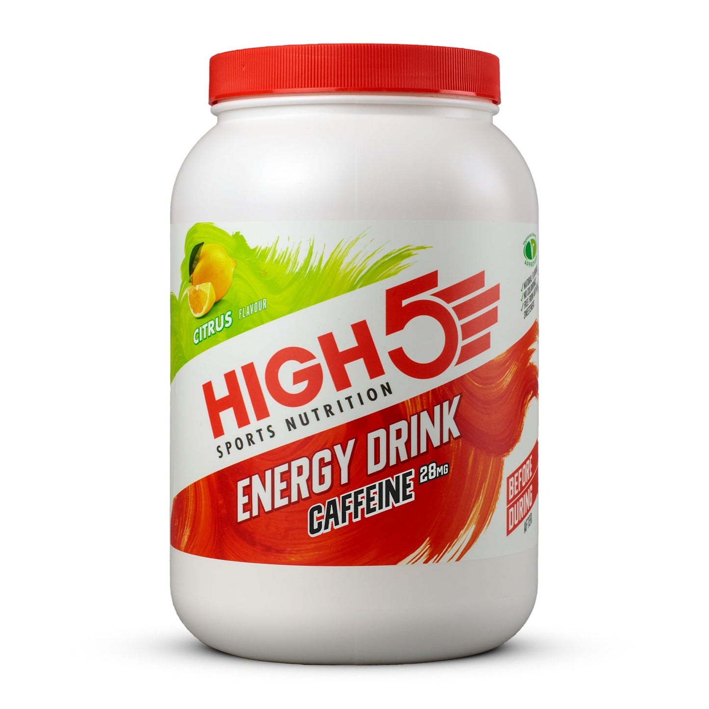 Energetický nápoj HIGH5 ENERGY DRINK CAFFEINE (2,2 kg) Lemon