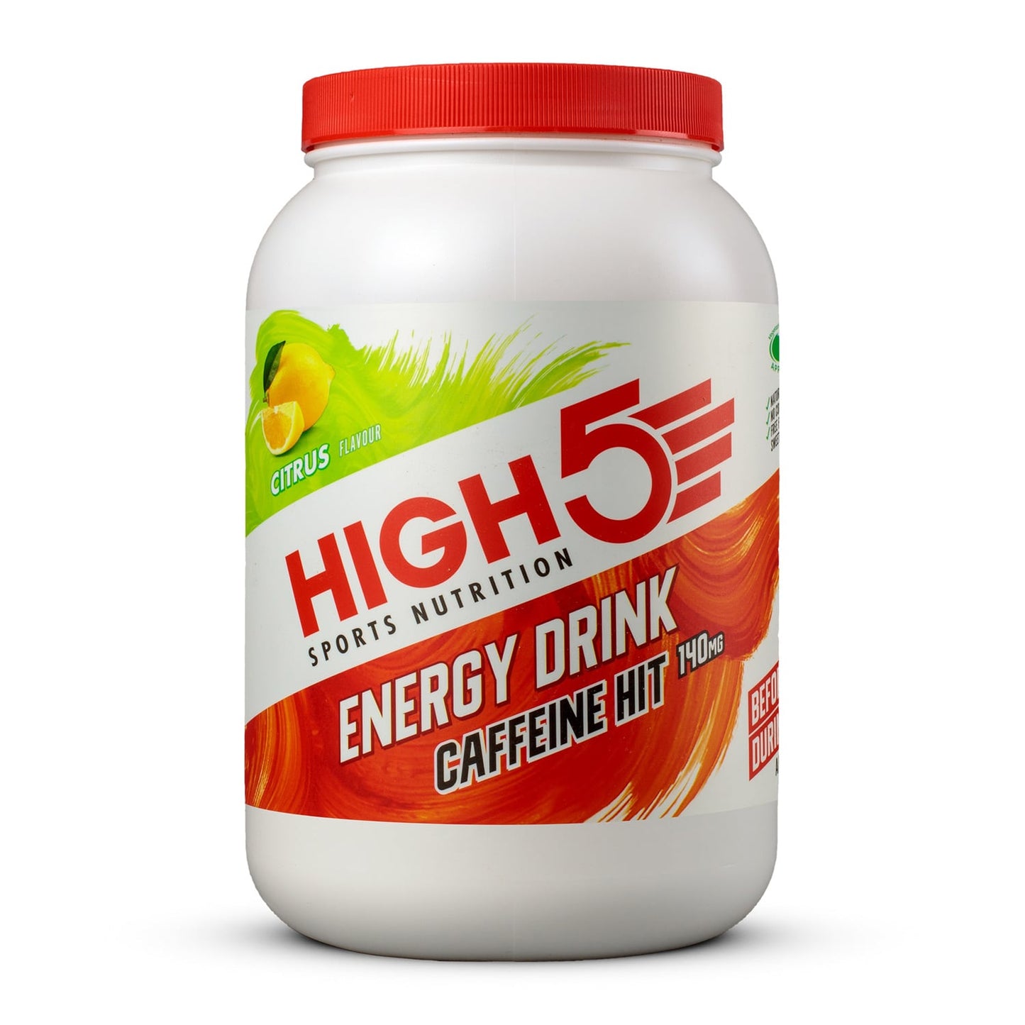 Energetický nápoj HIGH5 ENERGY DRINK CAFFEINE HIT (1,4 kg) Lemon