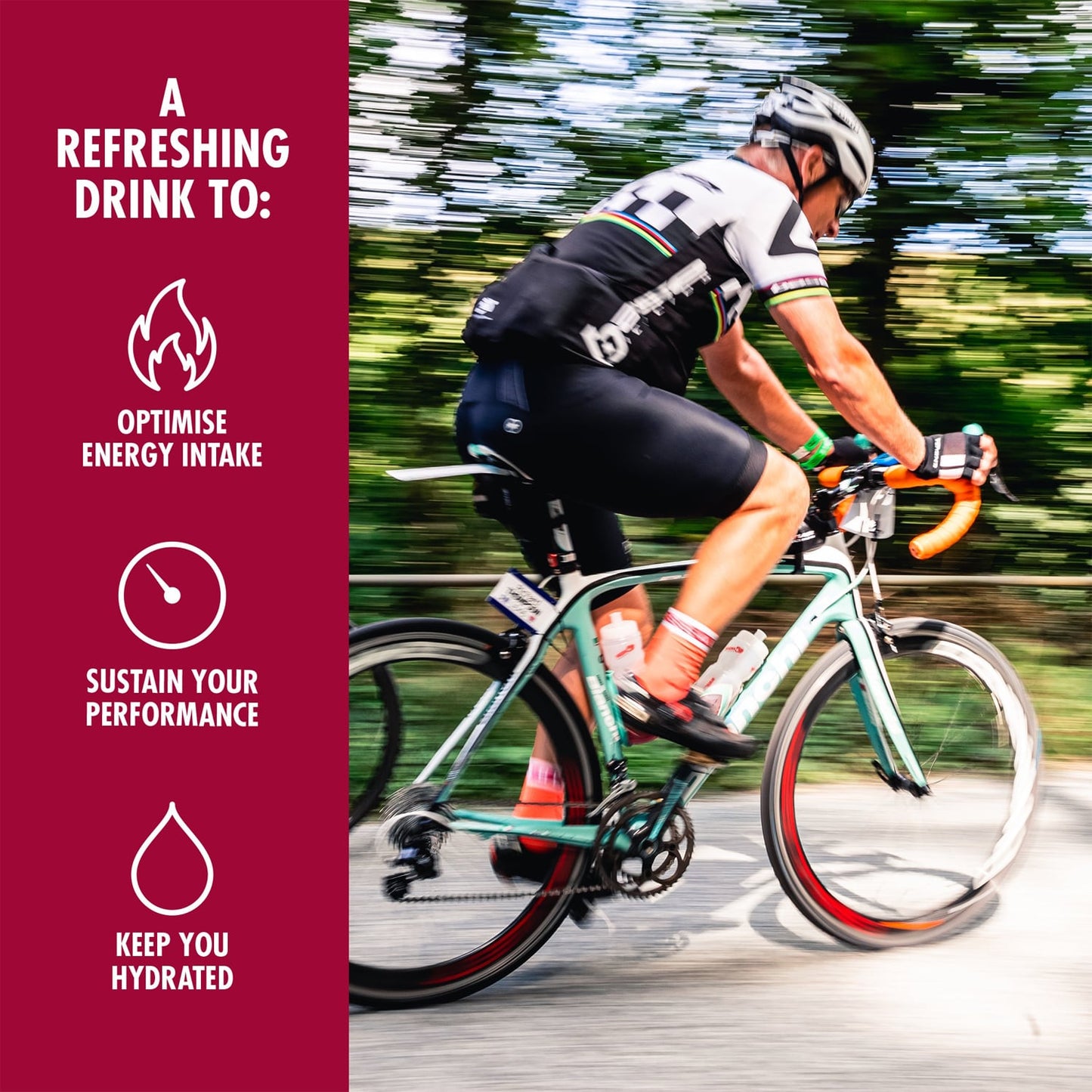 Energetický nápoj HIGH5 ENERGY DRINK (47g) Červené ovoce