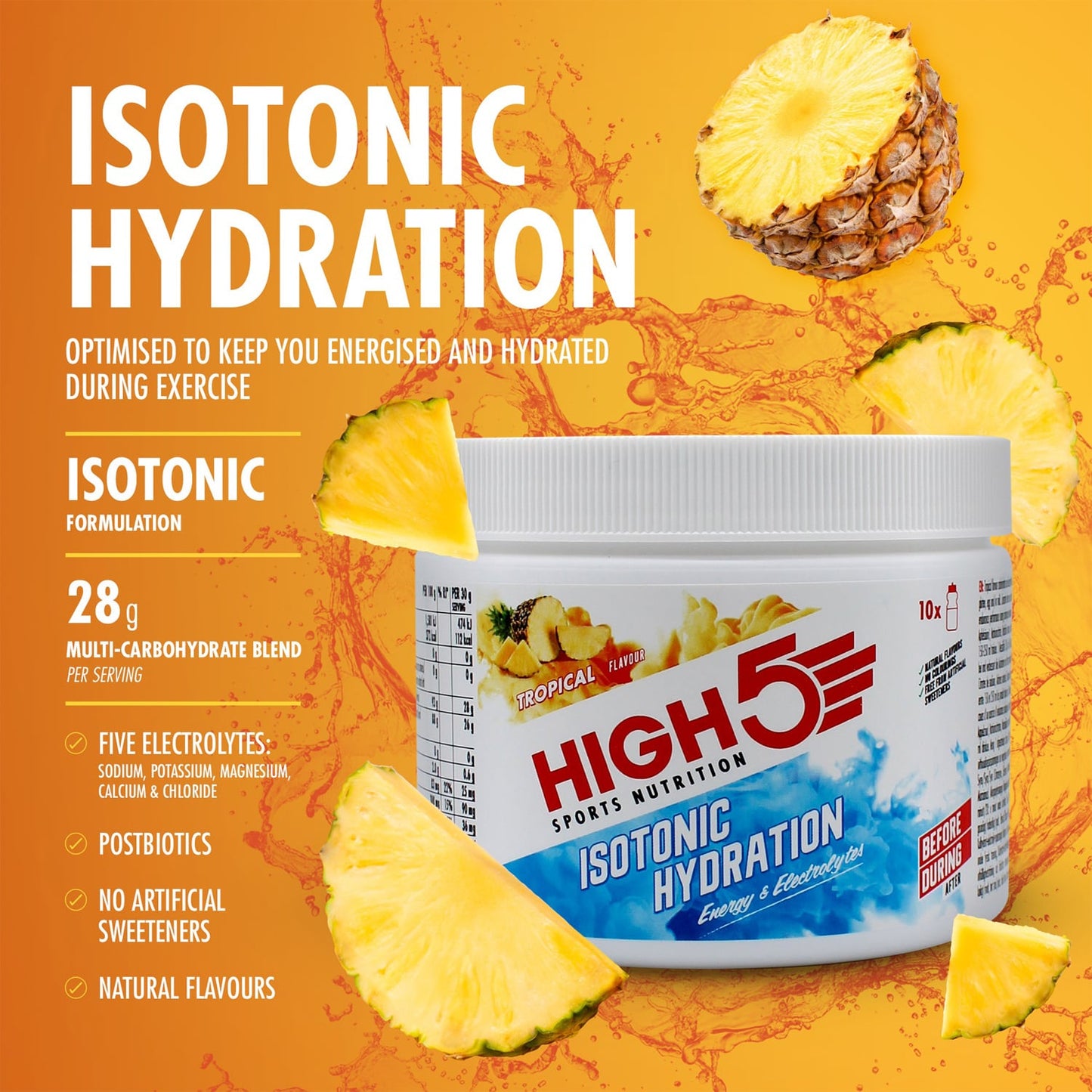 HIGH5 ISOTONIC Energy Drink (300g) Tropical