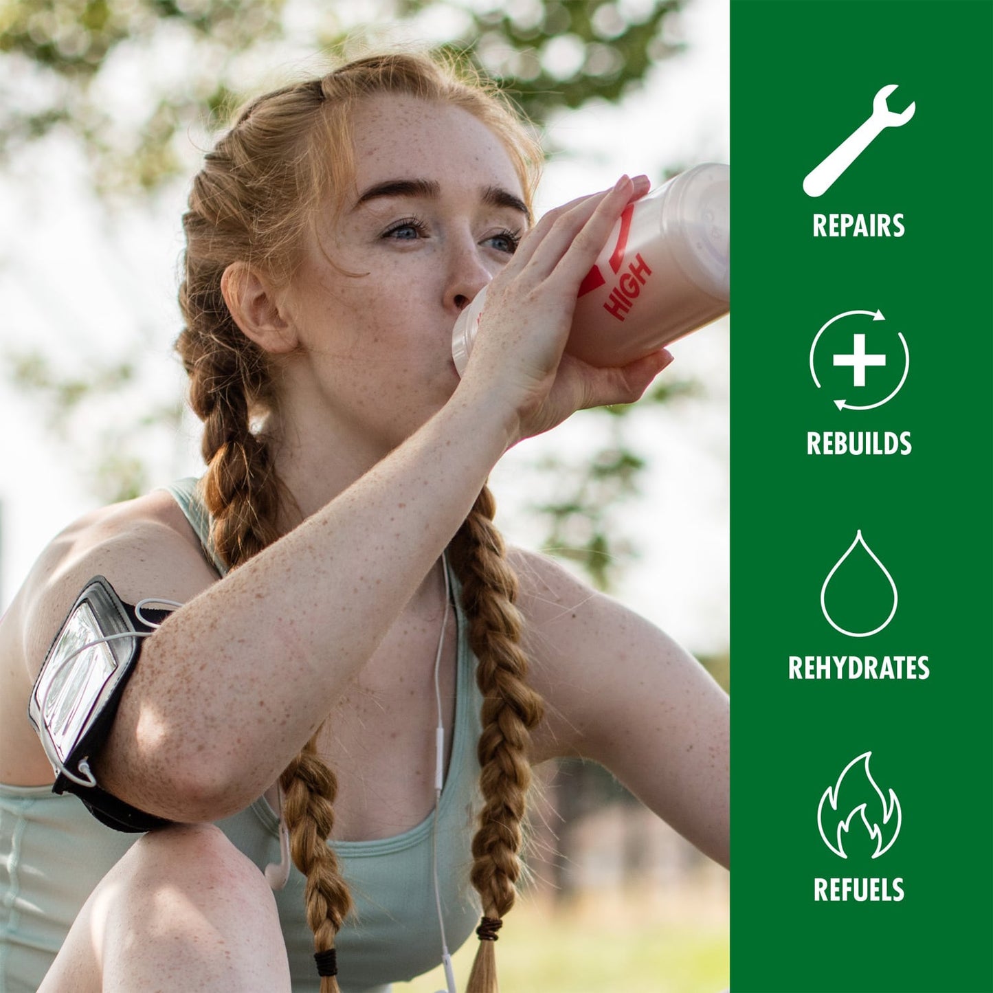 High5 PLANT-BASED RECOVERY DRINK (450g) Čokoláda