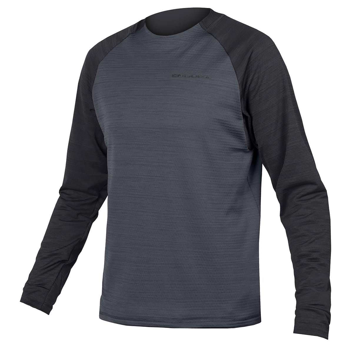 Maillot ENDURA SINGLETRACK FLEECE Manches Longues Noir