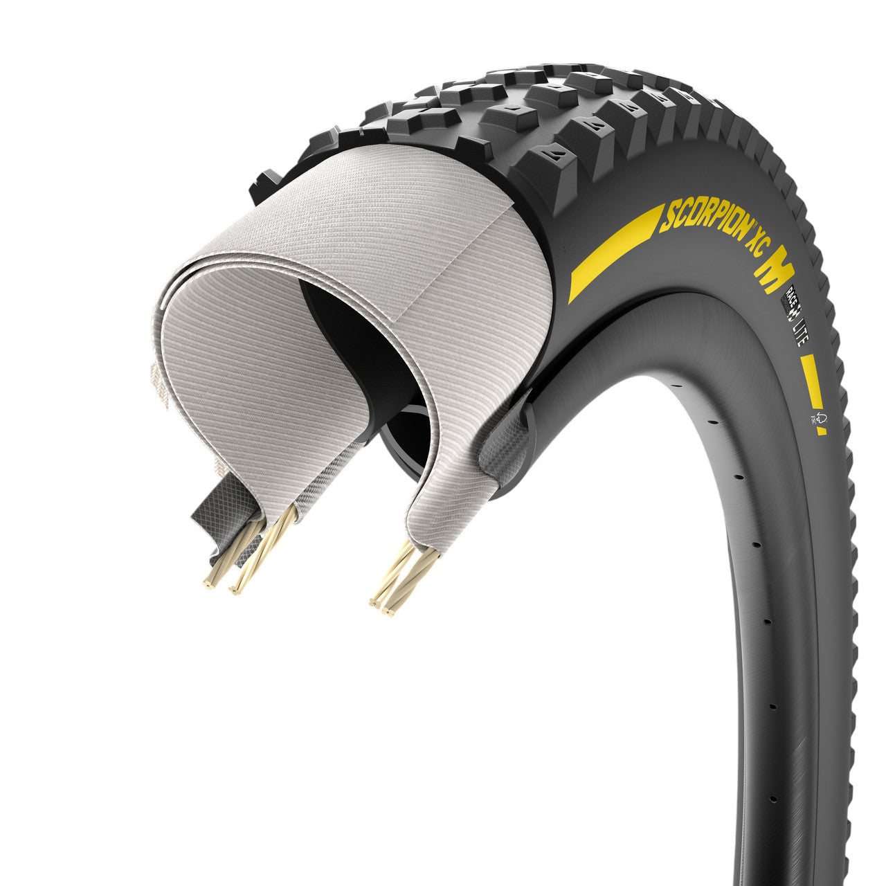 Pneumatika PIRELLI SCORPION RACE XC M 29x2.40 Tubeless Ready Soft Yellow Team Edition