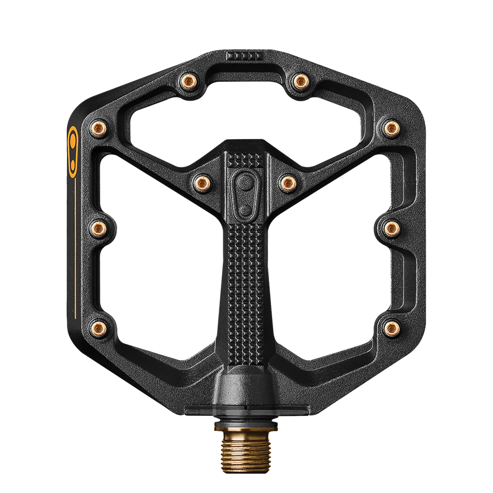 CRANKBROTHERS STAMP 11 Malé ploché pedály černá/zlatá