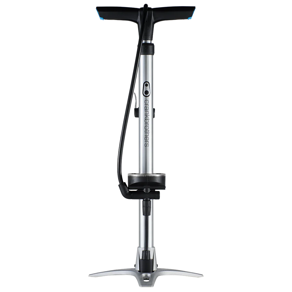 CRANKBROTHERS STERLING Nožní pumpa stříbrná