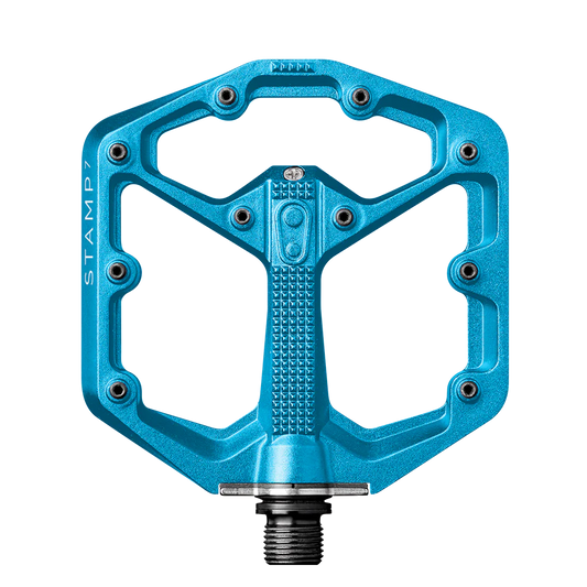 CRANKBROTHERS STAMP 7 Malé ploché pedály Modré