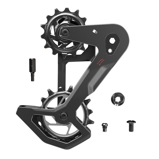 SRAM T-TYPE EAGLE AXS Carbon Kompletní zadní klec přehazovačky