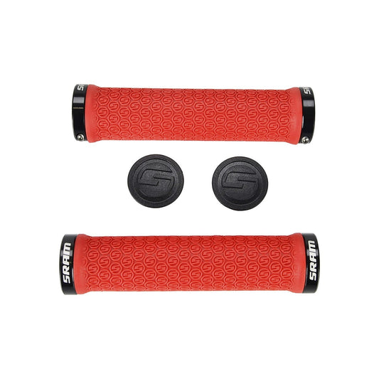 Červené gripy SRAM Lock-On 130 mm